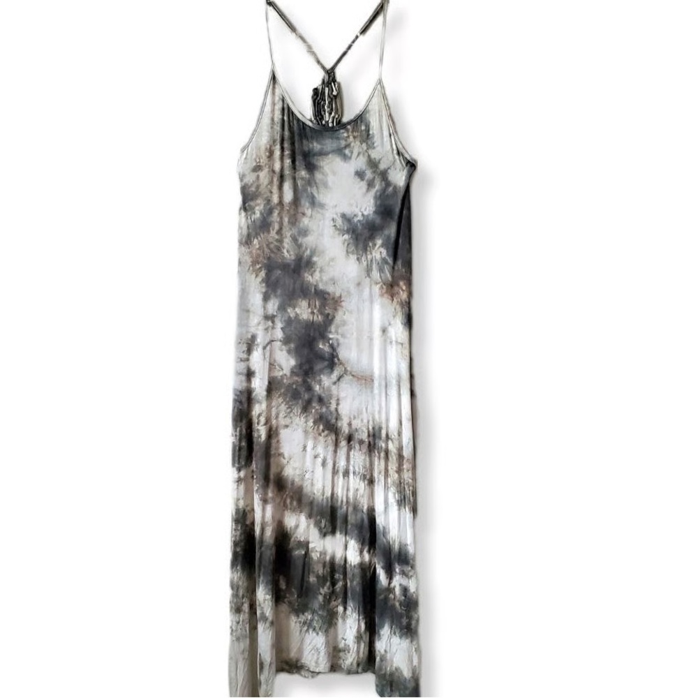 NWT Easel Los Angeles Grey Tie Dye Maxi Dress
Size XS Women’s